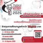 Thailand CANSAT - ROCKET Competition 2026